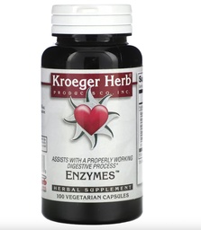Kroeger Enzymes, 100 Caps 