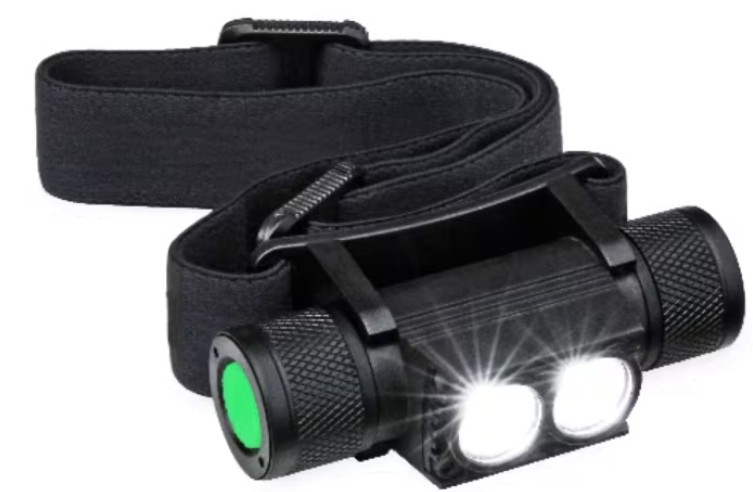 Double Rechargeable LED Millertech Headlamp