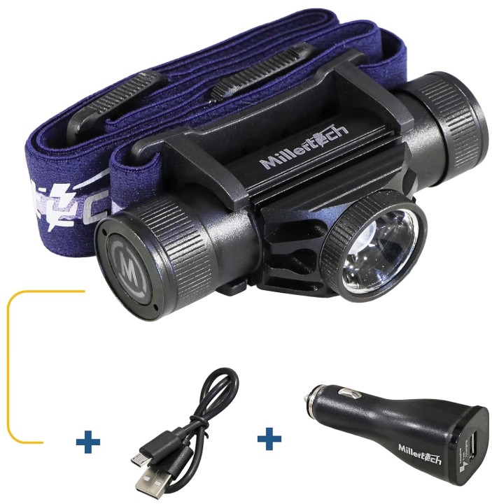 Rechargeable LED Millertech Headlamp - LBF 