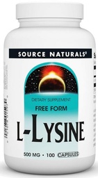 L-lysine, 100 Caps