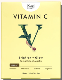 Rael Vitamin C Facial Sheet Masks 5 ct