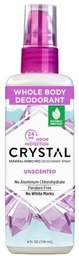 Unscented Deodorant Spray 4oz