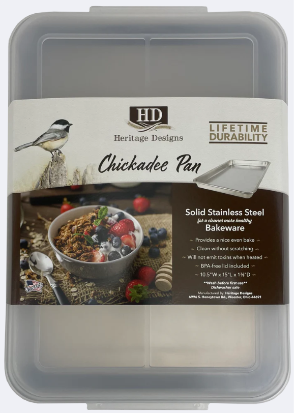 Chickadee Pan - Clear 
