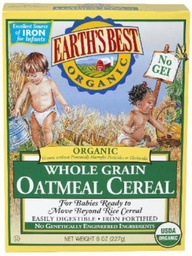 Earth's Best Organic Whole Grain Baby Cereal 8oz