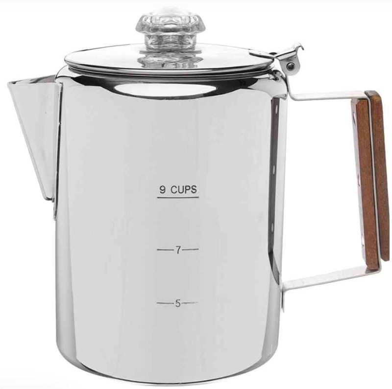Bozeman Camping Percolator, 9 Cup 