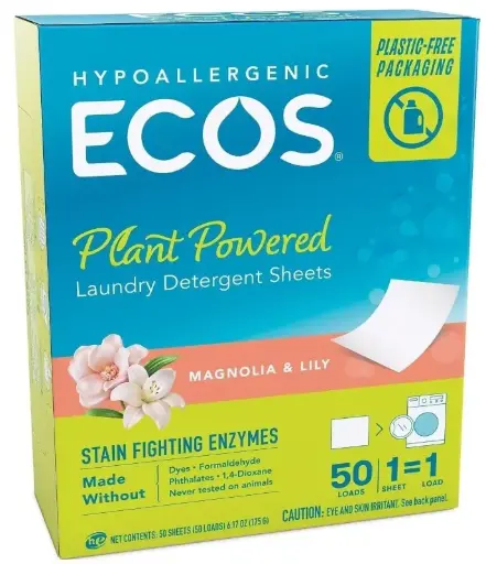 Liquidless Laundry Detergent 50 sheets