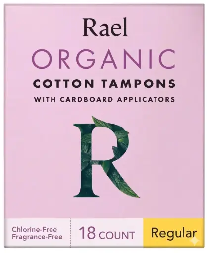 Organic Cotton Tampons (Cardboard Applicator)