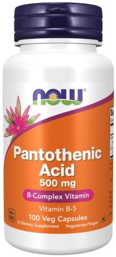 [150486] Pantothenic Acid 500mg, 100caps