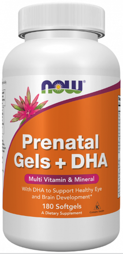 [153811] NOW Prenatal sg's, Two Month Supply, 180 gels