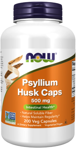 [155970] Psyllium Husk 500 mg, 200 Caps