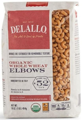 [201311] Organic Whole Wheat Elbows