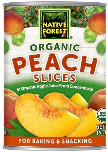[201558] Organic Sliced Peaches 15oz