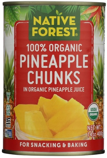 [201568] Organic Pineapple Chunk 14oz