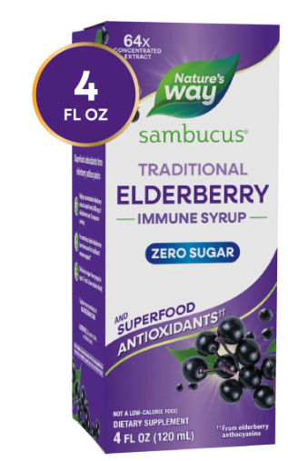 [552785] Sugar Free Sambucus 4 oz syrup