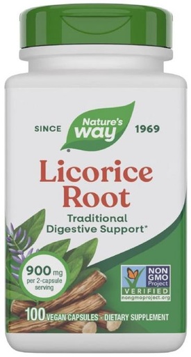 [554600] Licorice Root, 100 Caps 