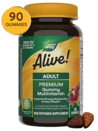 [554815] Alive! Adult Gummy Multivitamin 90ct