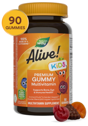 [555789] Alive! Premium Kids Gummy Multivitamin