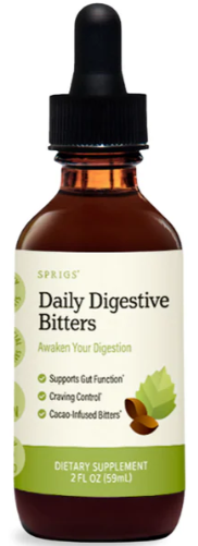 [625071] Daily Digestive Bitters, w/ Natural Cocao Mint 2oz
