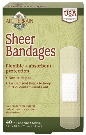[700107] Sheer Bandages, 40 ct