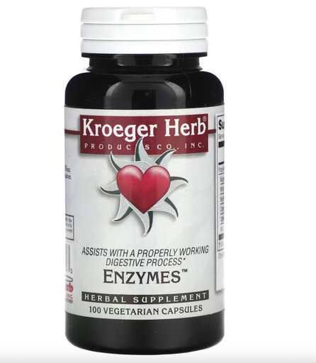 [770010] Kroeger Enzymes, 100 Caps 