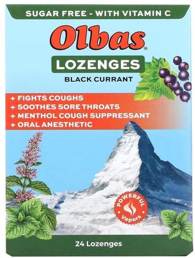 [780038] SF Olbas Black Currant Lozenges 24 Lozenges
