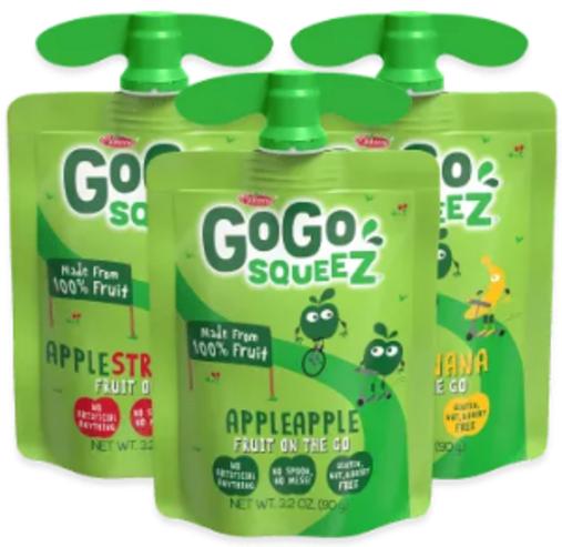[784121] Applesauce Squeezables-Variety Pack