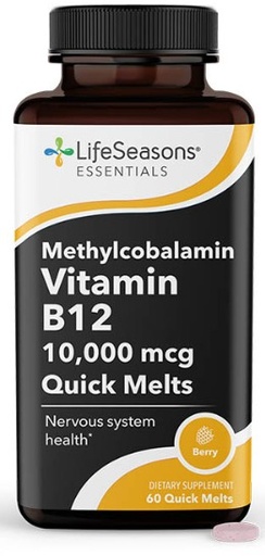 [800152] Vitamin B12 Methylcobalamin Quick Melts 60 ct