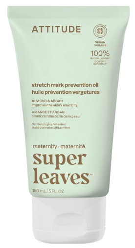 [852122] Attitude Blooming Belly Stretch Oil 5 oz