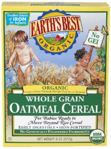 [984114] Earth's Best Organic Whole Grain Baby Cereal 8oz