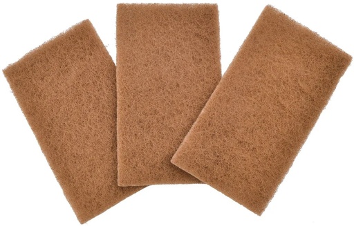 [991055] Walnut Scouring Pads, 3 ct