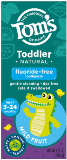 [162580] Toddler Training Toothpaste: Fruit flavored, 1.75 oz