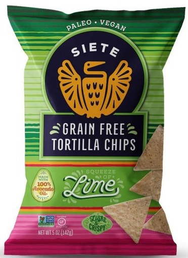 [358909] Siete Lime Tortilla Chips 5 oz