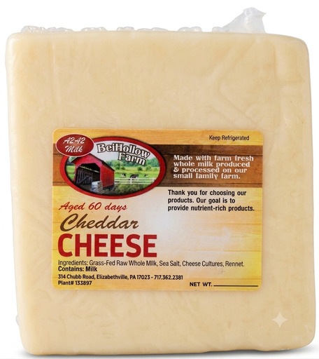 [L80002] Cheddar, 2 lbs