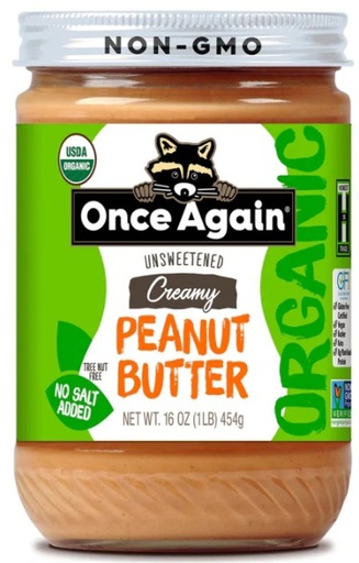 [170746] Organic Peanut Butter, Creamy 16 oz