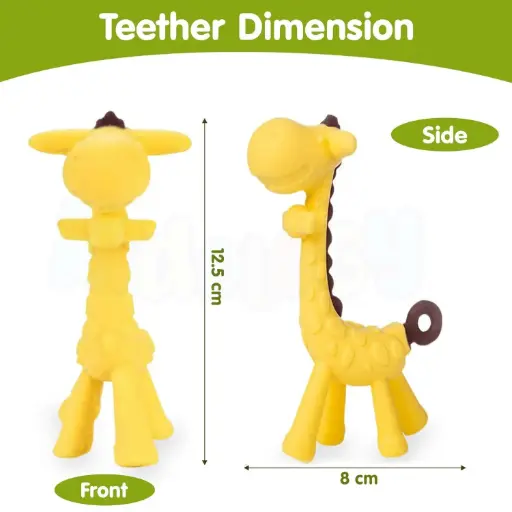 [A01888] Giraffe Silicone Teether